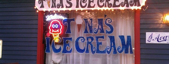 Tina's Ice Cream Shop is one of CT.