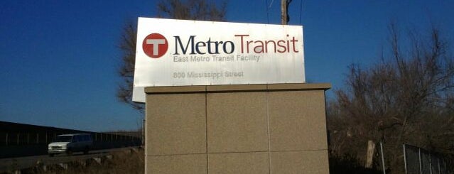 Metro Transit East Metro Transit Facility is one of Bus Garages.