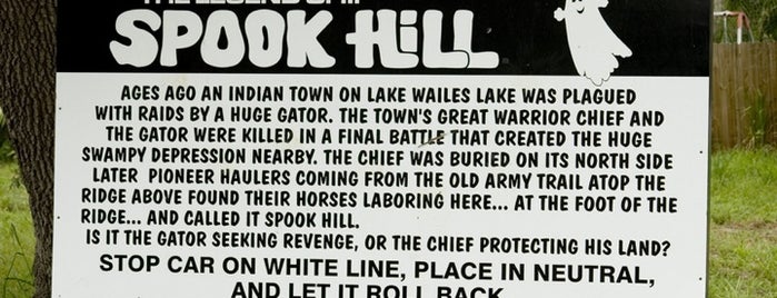 Spook Hill is one of Florida's Craziest Attractions.