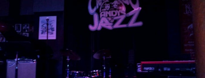 Andy's Jazz Club is one of Top jazz clubs.