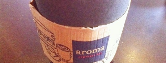 Aroma Espresso Bar is one of Toronto Caffeinated WiFi Spots.