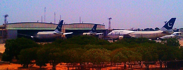 Jinnah International Airport is one of Airports (around the world).