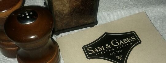 Sam & Gabe's Italian Bistro is one of CIA Alumni Restaurant Tour.
