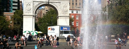 Washington Square Fountain is one of Empire City.