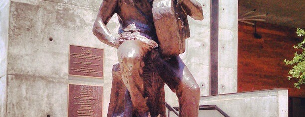 Willie Nelson Statue is one of SXSW 2013.