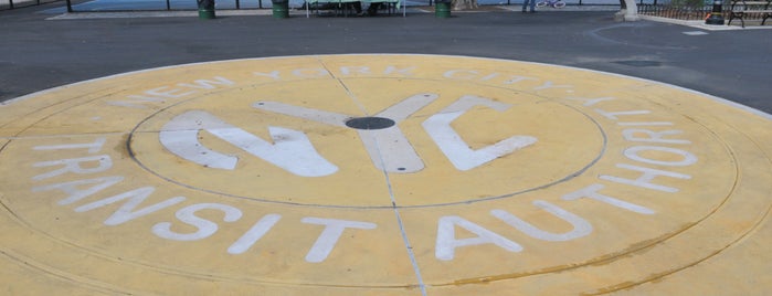 City Line Park is one of NYC Parks' Most Unusual Spray Showers.