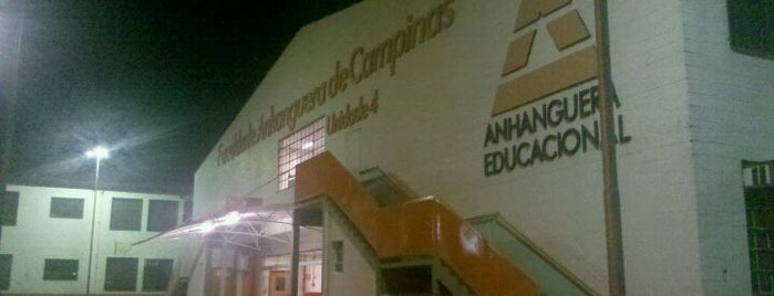Faculdade Anhanguera de Campinas - Unidade 4 is one of Tempat yang Disukai Heloisa.