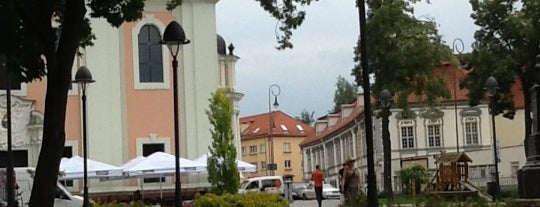 Moniuškos skveras is one of Free public Wi-Fi in Vilnius.