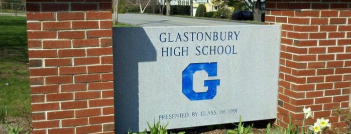 Glastonbury High School is one of Tempat yang Disukai Tamara.
