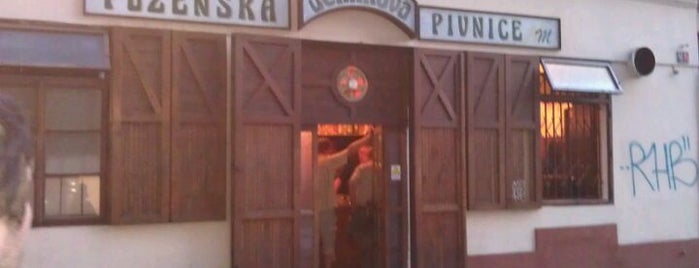 Jelínkova Plzeňská pivnice is one of Jiri'nin Beğendiği Mekanlar.