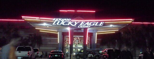 Kickapoo Lucky Eagle Casino is one of Juan Antonio 님이 저장한 장소.
