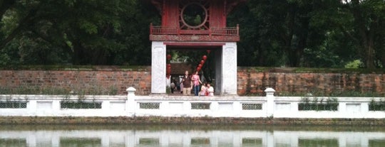 Temple of Literature is one of Hanoi, Vietnam.