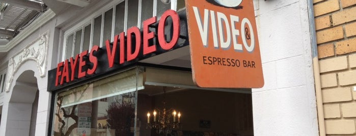 Fayes Video & Espresso Bar is one of A 14-Year Resident's Guide to San Francisco.