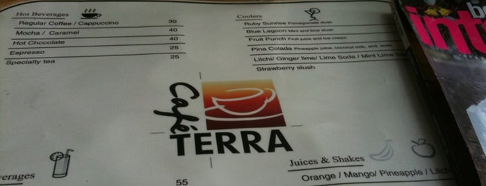 Cafe Terra is one of Bangalore Cafes.