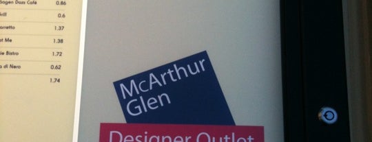 McArthurGlen Designer Outlet is one of George's list.