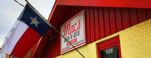 Mac's Bar-B-Que is one of Dallas Barbecue.