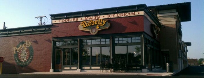 Potbelly Sandwich Shop is one of สถานที่ที่ Maribel ถูกใจ.