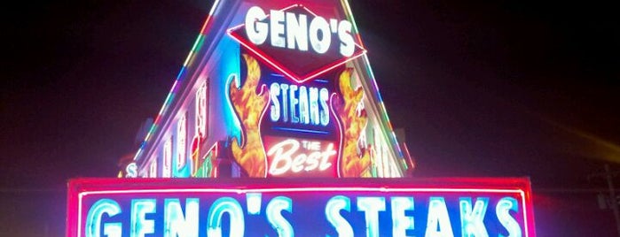 Geno's Steaks is one of Culinary Bucket List.