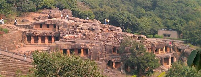 Khandagiri Caves is one of Best Places for Hangout in Bhubaneswar..