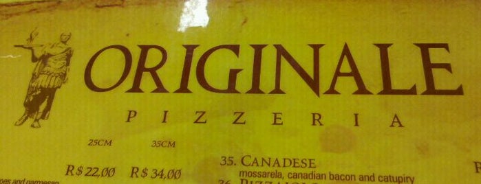 Originale Pizzaria is one of Alpha Mall Campinas.