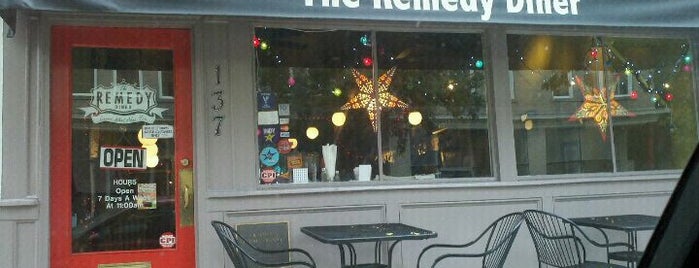 The Remedy Diner is one of Because Raleigh needs its own city badge! #visitUS.