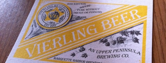 The Vierling Restaurant & Marquette Harbor Brewery is one of Michigan Breweries.