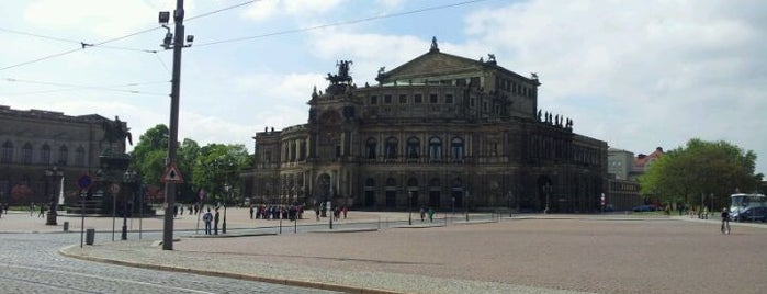 Theaterplatz is one of StorefrontSticker #4sqCities: Dresden.