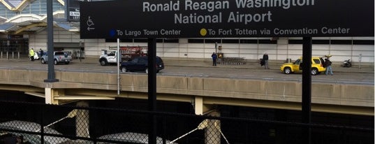 Ronald Reagan Washington National Airport Metro Station is one of WMATA Train Stations.