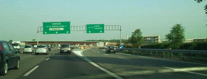 Raccordo A8 - A9 / (MI-VA) - (MI-CO) is one of Autostrada A8 «dei Laghi».