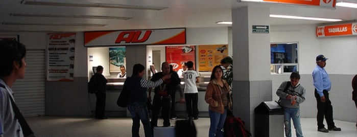 Terminal de Autobuses AU is one of San Martín Texmelucan.
