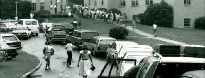 Gilbert-Addoms (GA) Residence Hall is one of First-Year Move In-Day 2012 (Aug 21).