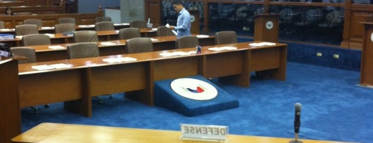 Session Hall, Senate of the Philippines is one of Metro Manila Landmarks.