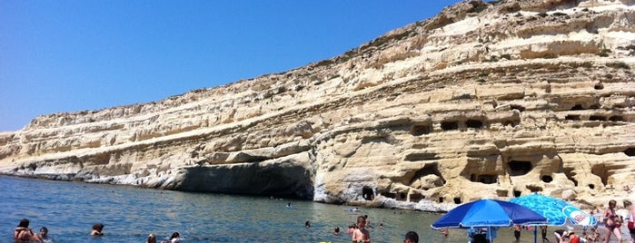 Matala Beach is one of Kreta.