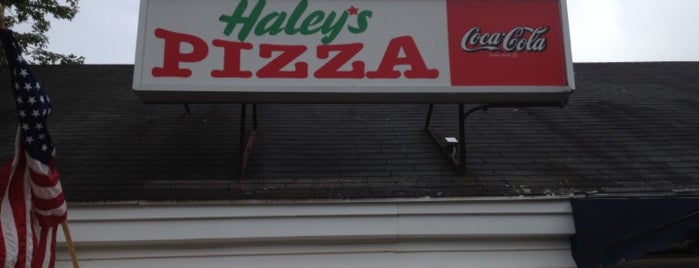 Haley*s Pizzeria is one of Manchester NH.