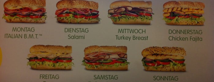 SUBWAY is one of Mittagspause in Wiesbaden.