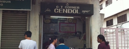 C.T Corner Cendol is one of Ipoh: Café, Restaurants, Attractions and Hotels..