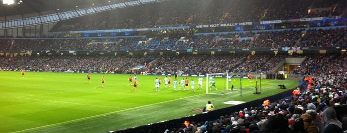 Etihad Stadium is one of Football grounds i have been to.