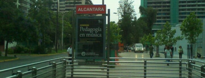 Metro Alcántara is one of Metro Santiago.