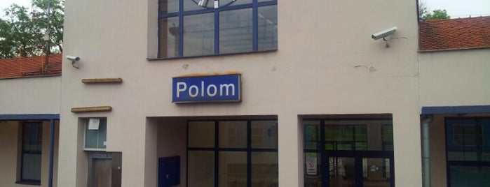 Železniční stanice Polom is one of Železniční stanice ČR: P (9/14).
