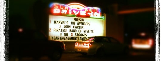Sunset Drive-In is one of Because Foursquare F*cked Up Their List Feature 2.