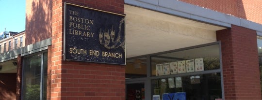 Boston Public Library - South End Branch is one of Boston Public Libraries.