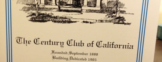 Century Club of California is one of Locais curtidos por Maru.