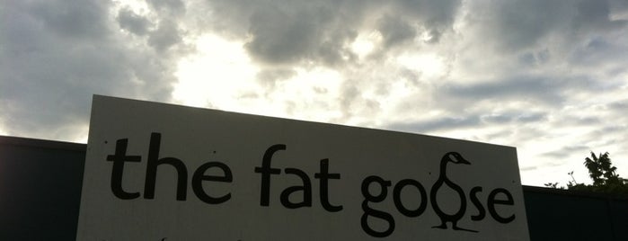 The Fat Goose is one of places to eat.