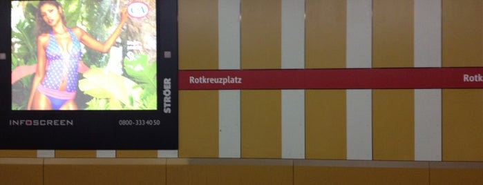 U Rotkreuzplatz is one of U-Bahnhöfe München.