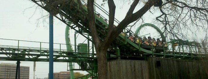 Shock Wave is one of Six Flags Over Texas - The Big List.
