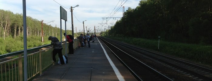 Ж/Д платформа Шугарово is one of Остановочные пункты Павелецкого направления.