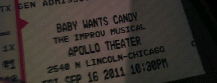 Baby Wants Candy at the Apollo Theater is one of Tempat yang Disimpan Stacy.