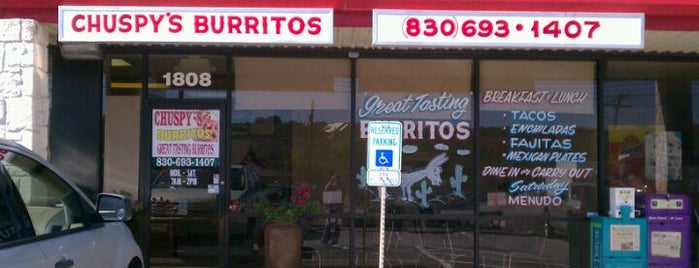 Chuspy's Burritos is one of Good Food.
