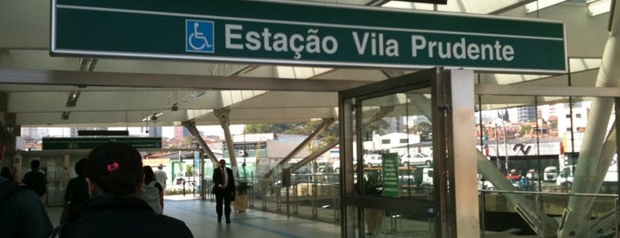 Estação Vila Prudente (Metrô) is one of Estações de Metrô / Trem de São Paulo.