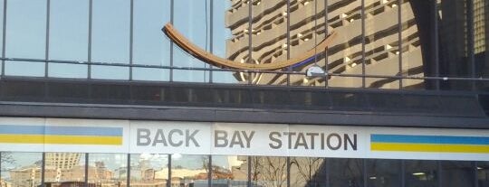 MBTA Back Bay Station (BBY) is one of Entertainment.